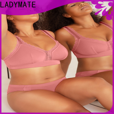 LADYMATE cotton wireless bras supplier for ladies