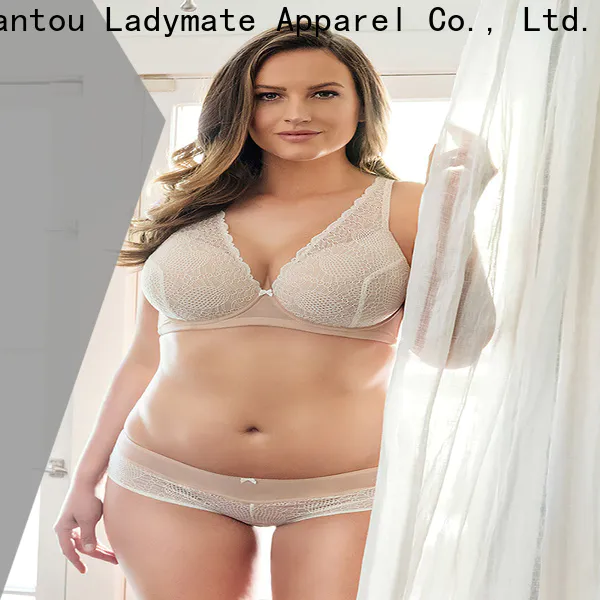 LADYMATE elegant plus size unlined bras manufacturer for girl