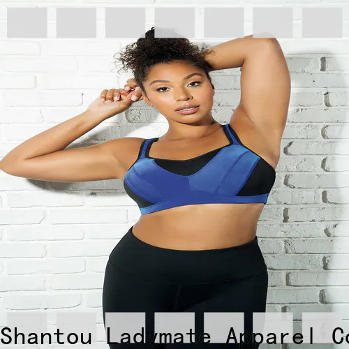 LADYMATE plus size racerback bra factory for girl