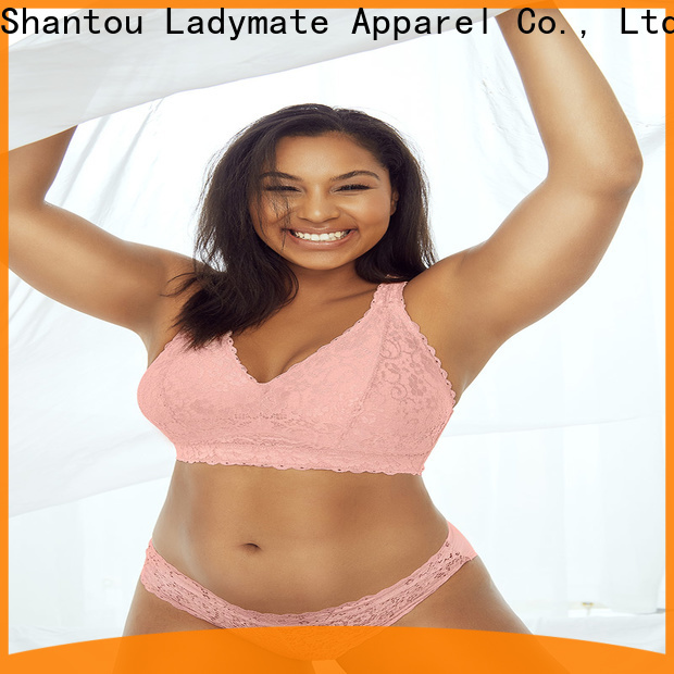 LADYMATE embroidered bralette manufacturer for women