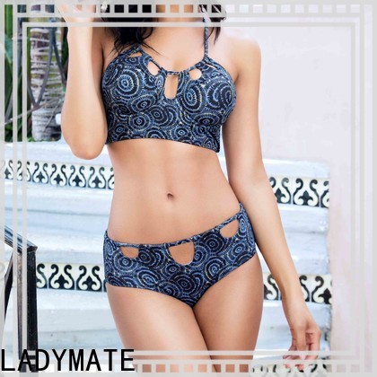 LADYMATE contrast color swimwear wholesale for girl