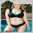 comfortable black two piece swimsuit manufacturer for ladies