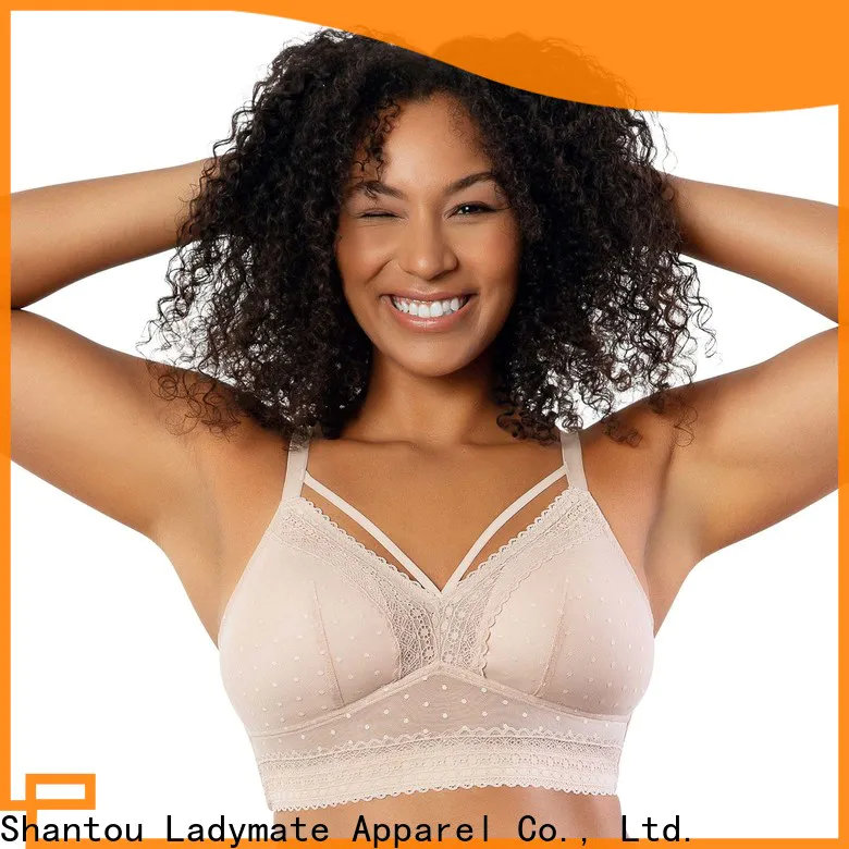 LADYMATE lightly lined wireless bra supplier for ladies