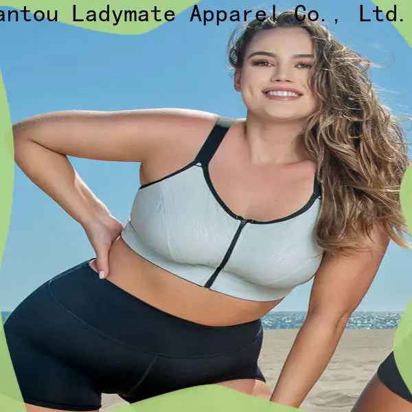 LADYMATE molded cup sports bra customized for women