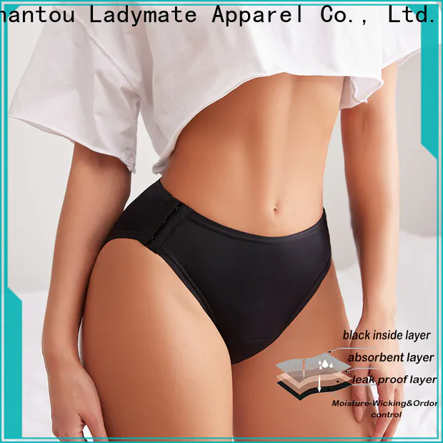 comfortable cotton period underwear design for girl
