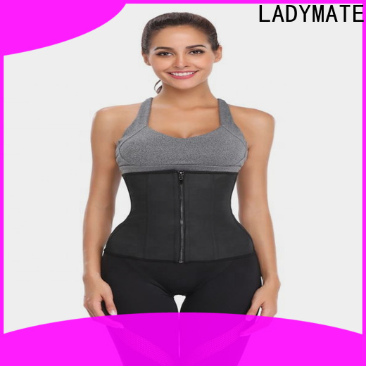 LADYMATE beautiful black waist cincher manufacturer for female