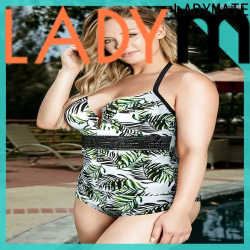LADYMATE molded cup molded cup swim top wholesale for female