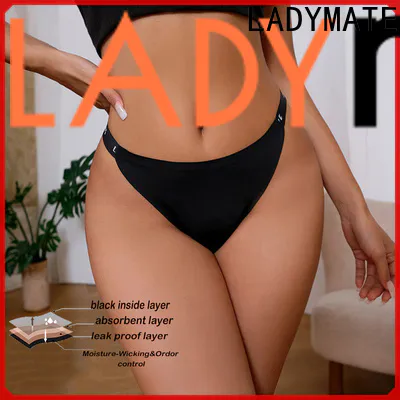 LADYMATE hot selling pink period underwear wholesale for female