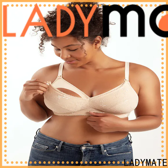 LADYMATE fashion wireless supportive sports bra supplier for women