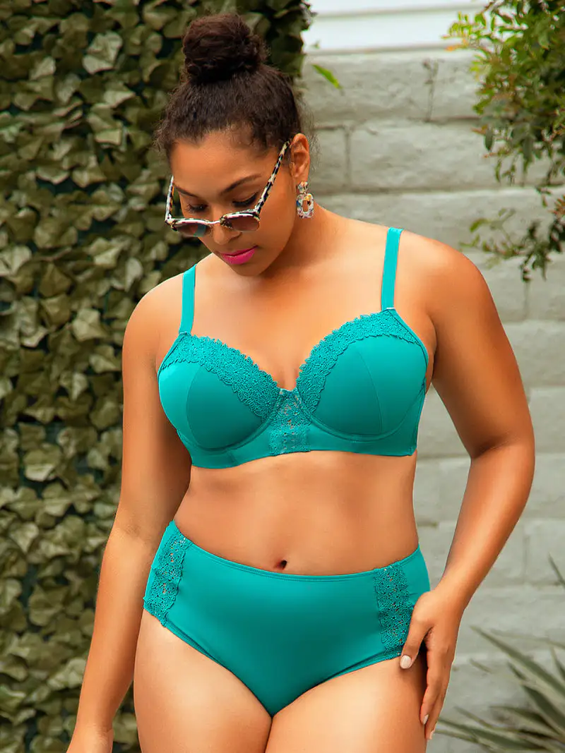 المرأة ديمي بيكيني أعلى ملابس السباحة السفلية قطعتين زائد حجم بيكيني ملابس السباحة