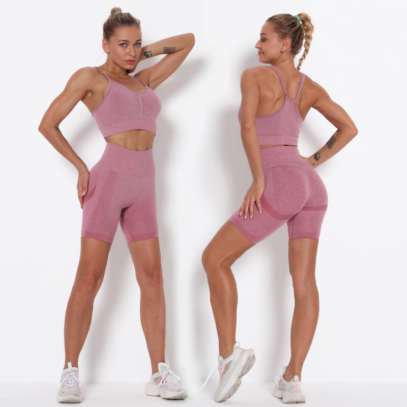 Seamless Yoga Sets Women's High Waist Leggings Gym Clothing Tracksuit Fitness Workout Sport yoga sets