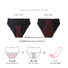 Culotte menstruelle en coton à 4 couches de sous-vêtements physiologiques étanches