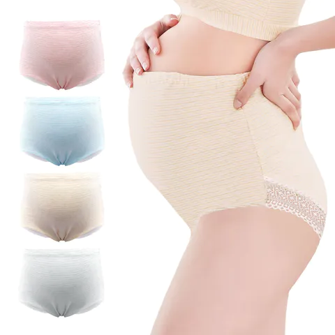 Woman High Waist Pregnancy underwear Maternity pregnant bell support pregnant Panties