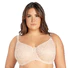 Woman plus size Unlined bra jacquard design fabric seamless minimizer bra