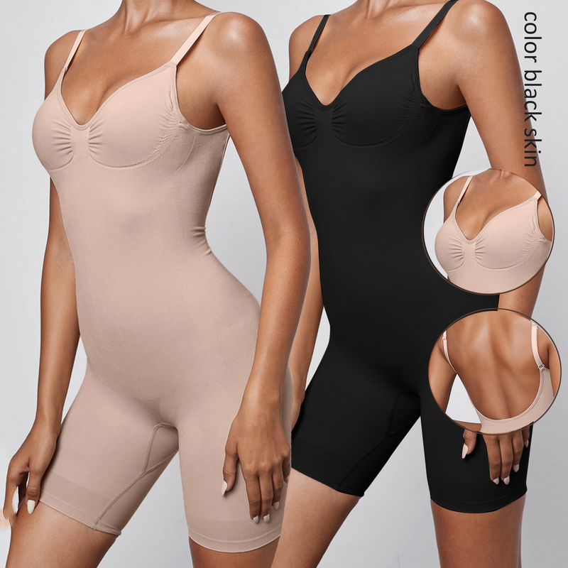 Body de control de barriga para mujer Fajas moldeadoras de cuerpo de diseño sin costuras