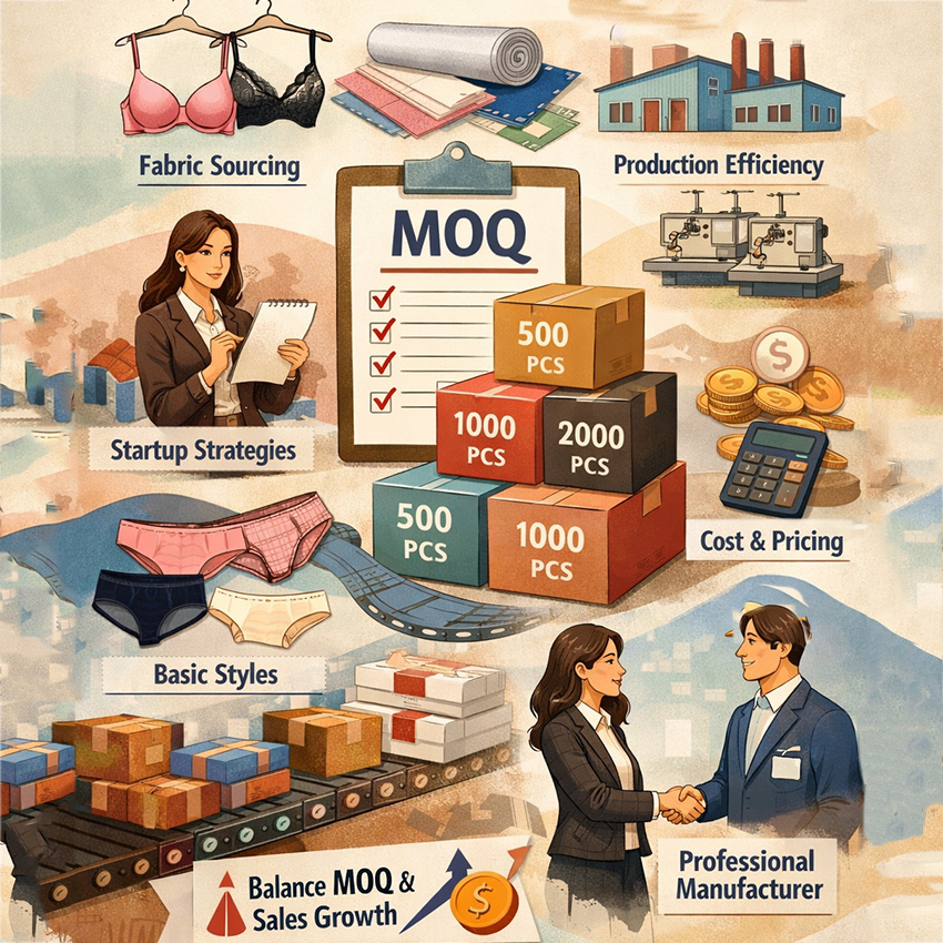 OEM Underwear Manufacturer MOQ Guide – How Minimum Order Quantity Works