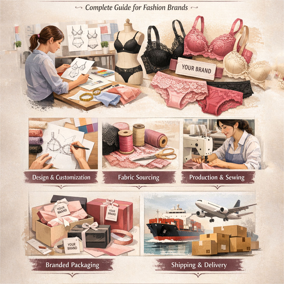 Private Label Lingerie Production Explained – Complete Guide for Fashion Brands