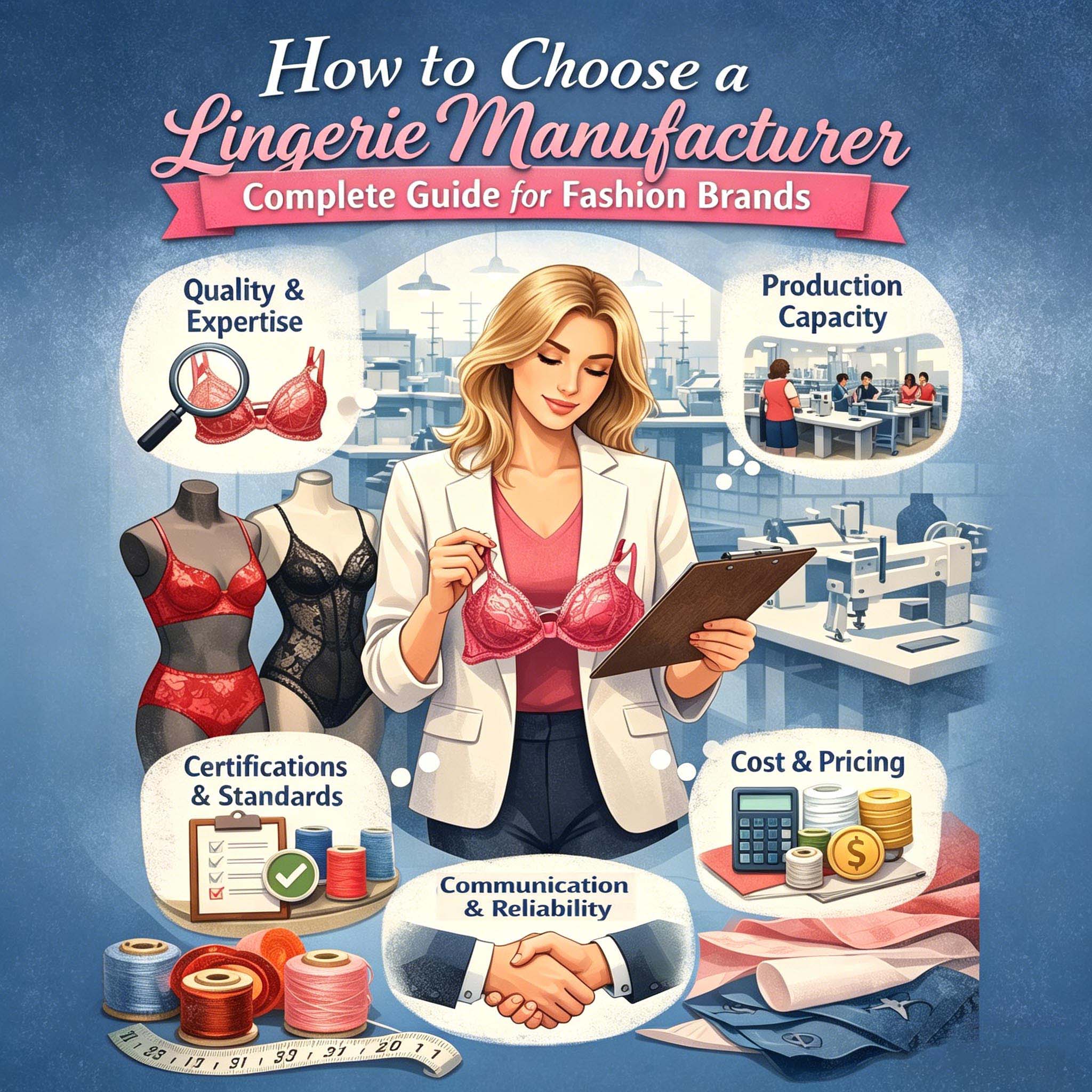 How to Choose a Lingerie Manufacturer – Complete Guide for Fashion Brands
