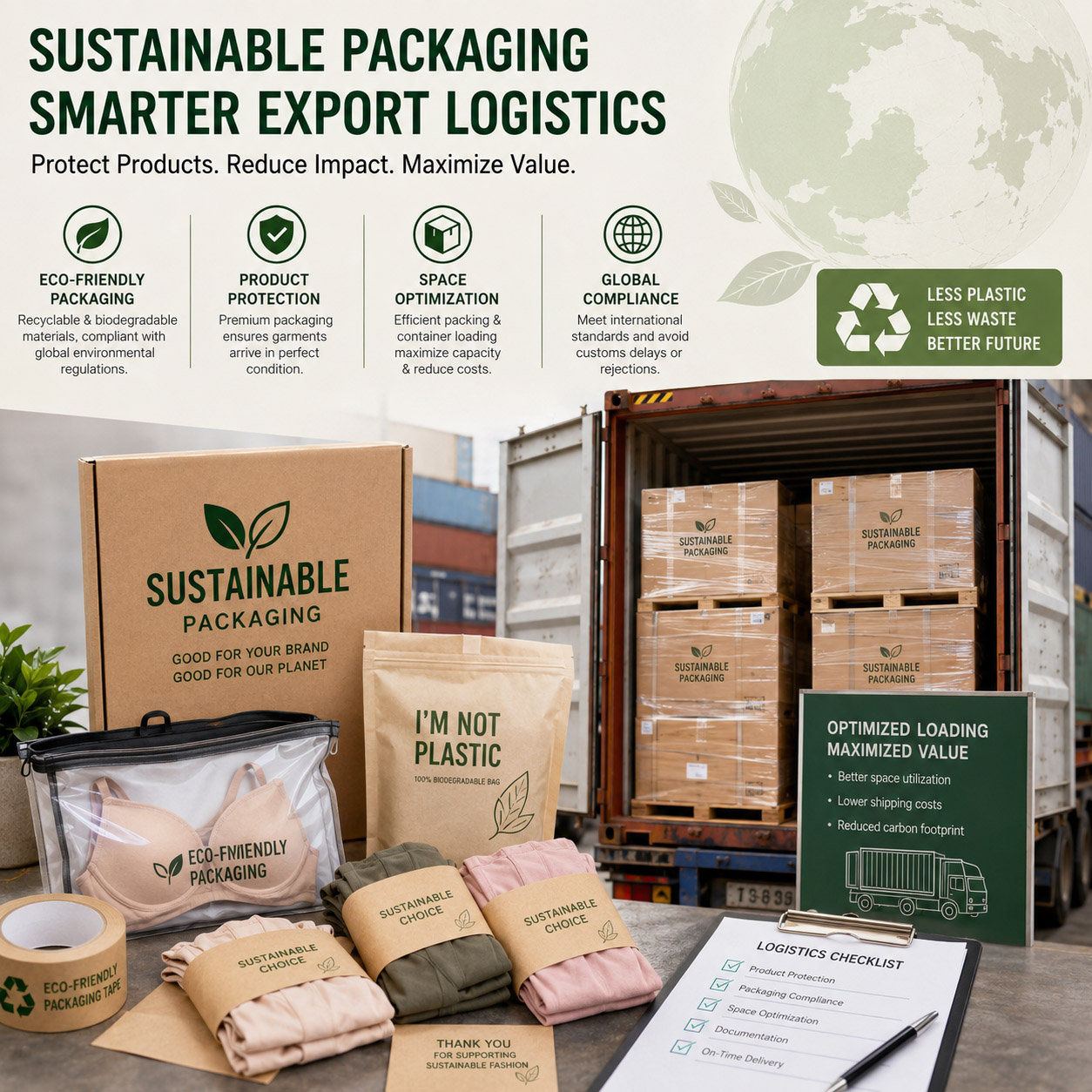 Navigating Sustainable Packaging and Export Logistics for High-Volume Apparel Manufacturing