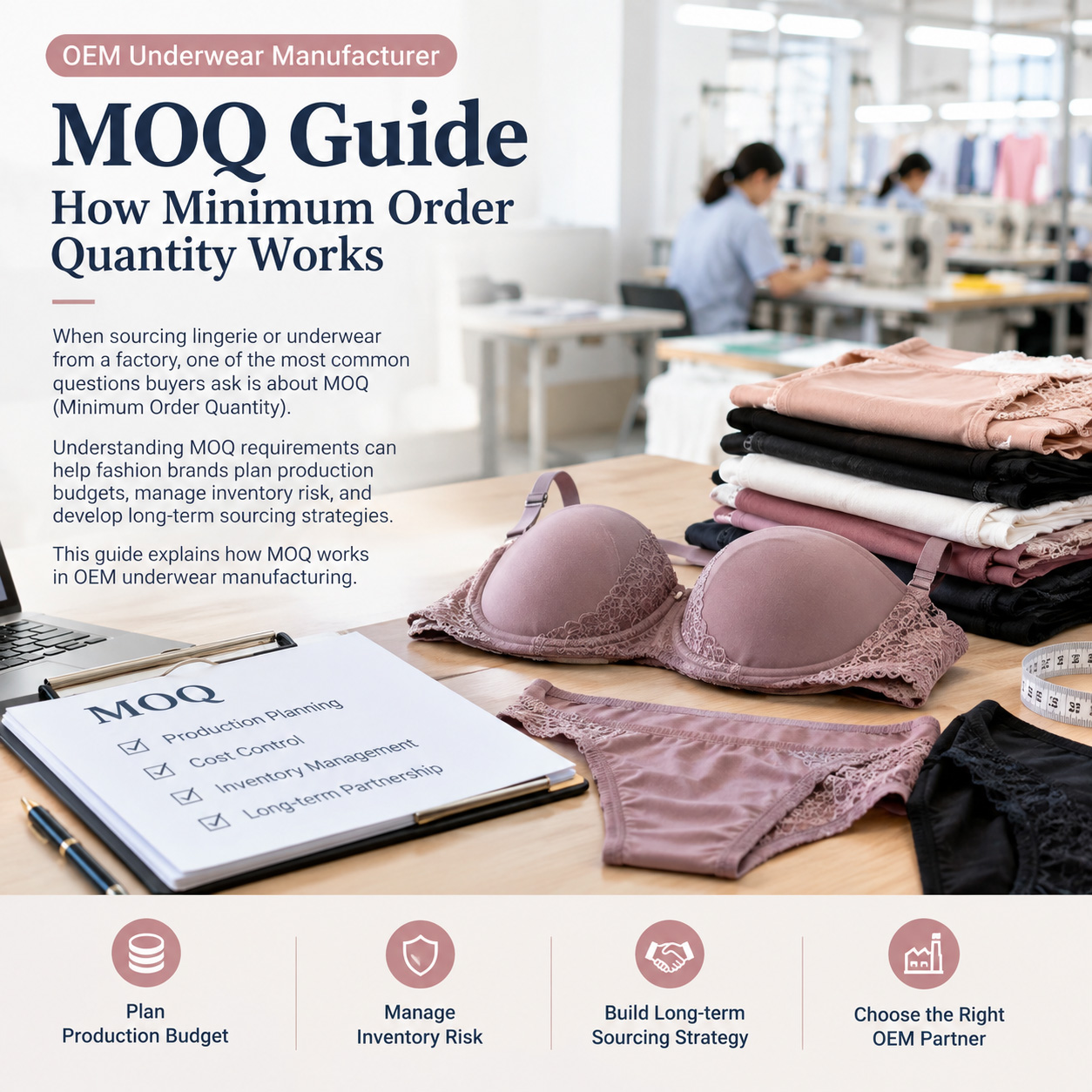OEM Underwear Manufacturer MOQ Guide – How Minimum Order Quantity Works